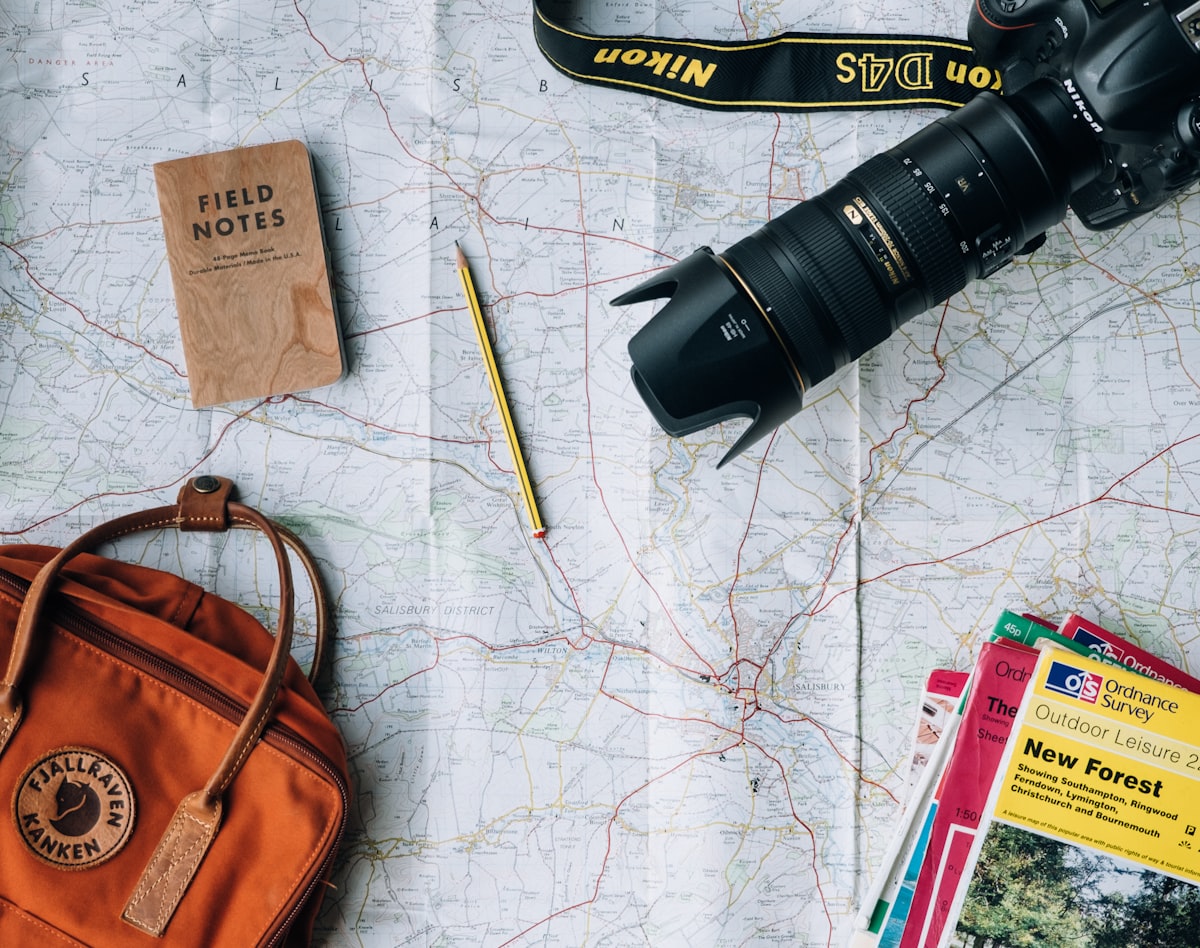 Travel scenery — kale and travel nutrition