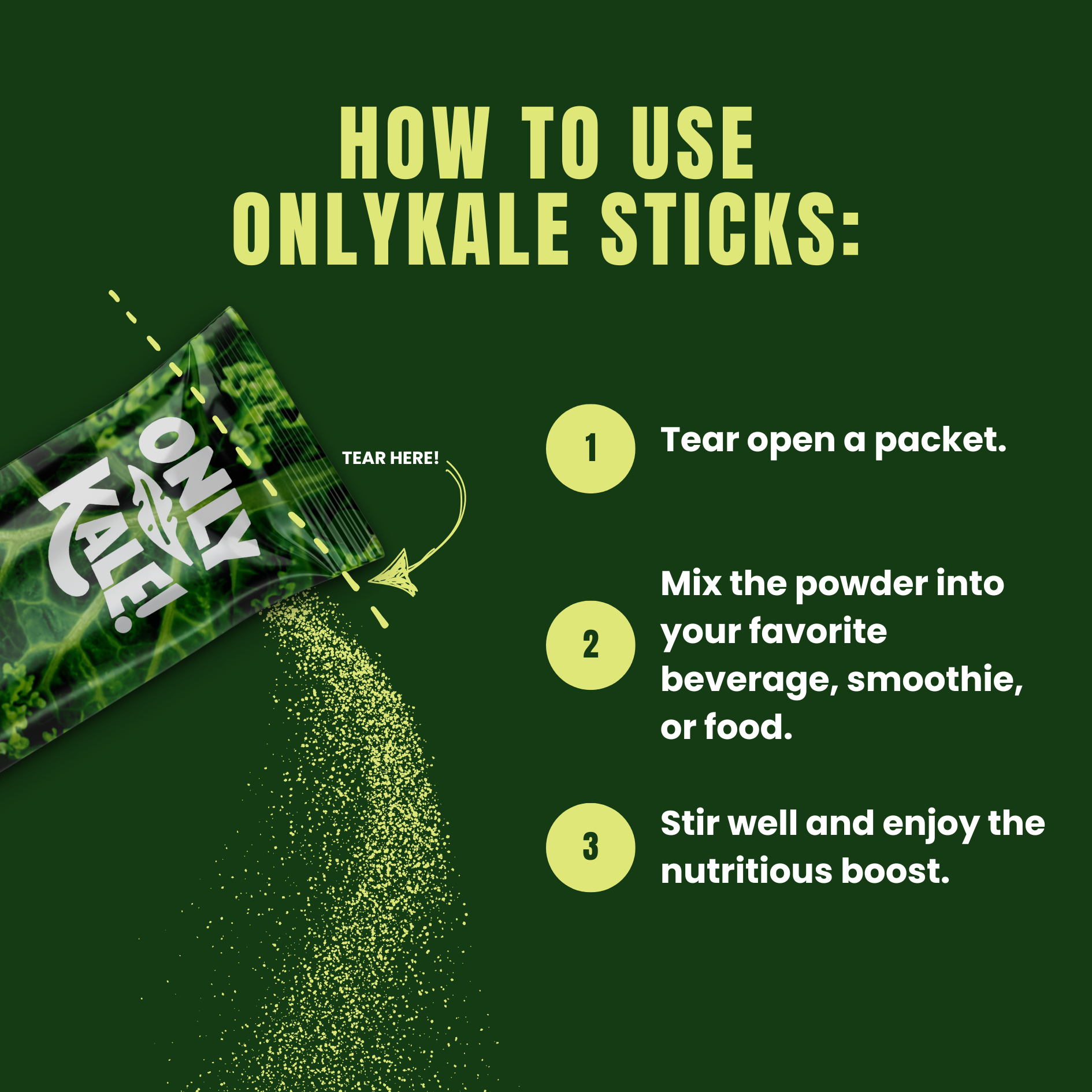 Morning smoothie with OnlyKale